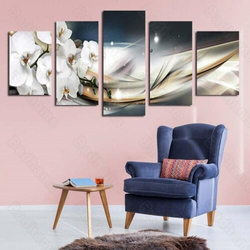 Waterproof Ink Painting Polytypic Flower Combination Home Living Room Decoration Wall Decoration Canvas Painting Atmosphere