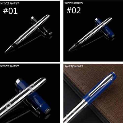 High Quality Special Edition Black and silver arc barrel roller ball pen luxury Writing pen