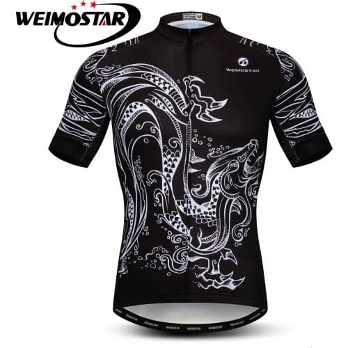 Weimostar Black Dargon Cycling Jersey Clothing mtb Ropa Ciclismo Bike Maillot Jersey Shirt quick dry Tops bicycle Wear