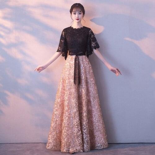 Hollow Out Cheongsam Chinese Women Noble Wedding Party Dress 2021 New Elegant Patchwork O-Neck Sexy Qipao Vestidos De Festa