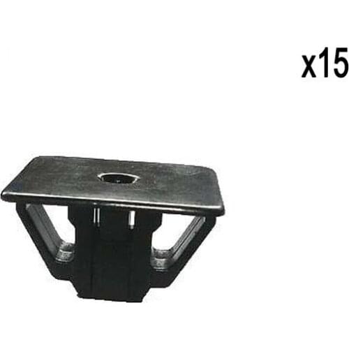 10pcs Nylon For Honda Headlight Grille Spacer Bracket #10 Screw Grommet Nut Clip 91635-SM4-003