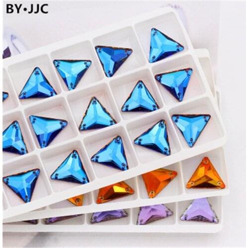 16mm high quality transparent / crystal AB rhinestone sewing crystal glass stone seam in rhinestone diy clothing accessories