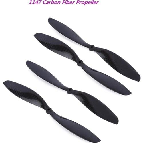4pcs/lot Carbon Fiber Propeller CF Props Blade For RC Quadcopter Hexacopter Multi Rotor UFO(8045 1038 1045 1047 1147 for choose)