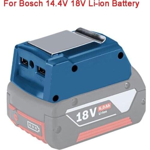 Oein USB Charger Adapter Converter GAA18V-24 DC 12V 1A Output For Bosch 18V Li-ion Battery USB Charging Emergency Power Supply