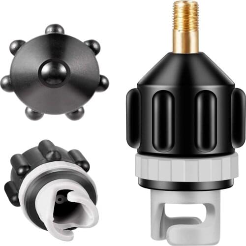 Air Pump Adapter Inflatable Paddle Rubber Boat Kayak Air Valve Adaptor Tire Compressor Converter Nozzle