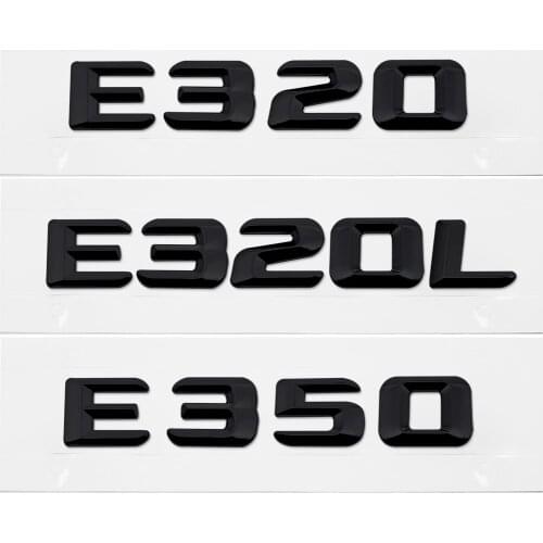 For Mercedes E Class AMG Benz E320 E320L E350 W205 W210 W211 W207 W164 W251 Car Rear Sticker Letter Emblem Badge Accessories