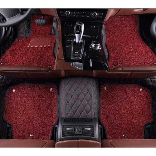 Kalaisike Custom car floor mats for Jaguar All Models XF XFL XE F-PACE XJ6 XJL car accessories car styling