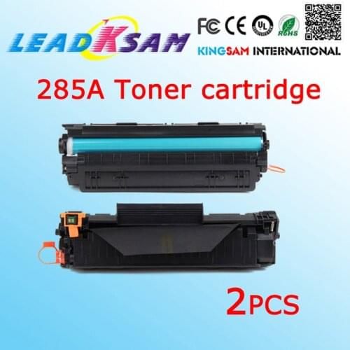 2pcs CE285A 85a 285a toner cartridge compatible for HP P1102 P1102W pro M1130 M1132 M1134 M1212 M1214/mf 3010