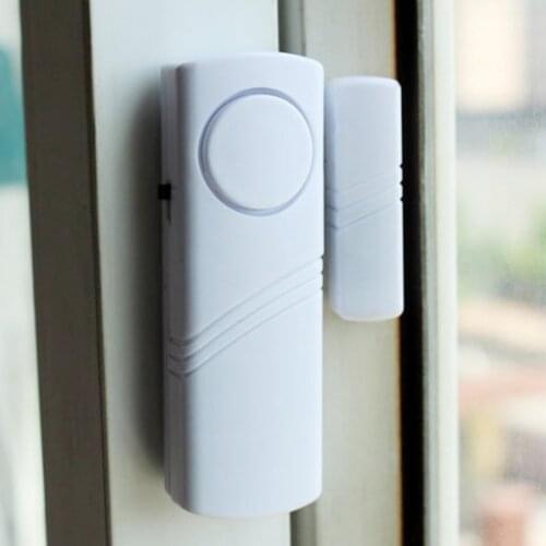 Wholesale Door Window Wireless Burglar Alarm with Magnetic Sensor Home Safety Wireless Longer System Security Device White