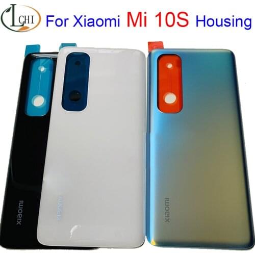 Original Back for Xiaomi mi 10s Back Battery Cover Rear Door Housing Case Assembly for Xiaomi 10s Back Housing