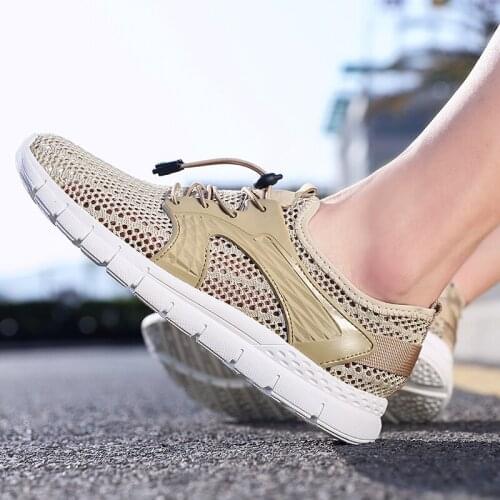 Work mannen de sport Shoes comfortable masculino knitting mesh casuales sapatilhas casual breathable zapatillas deporte red for