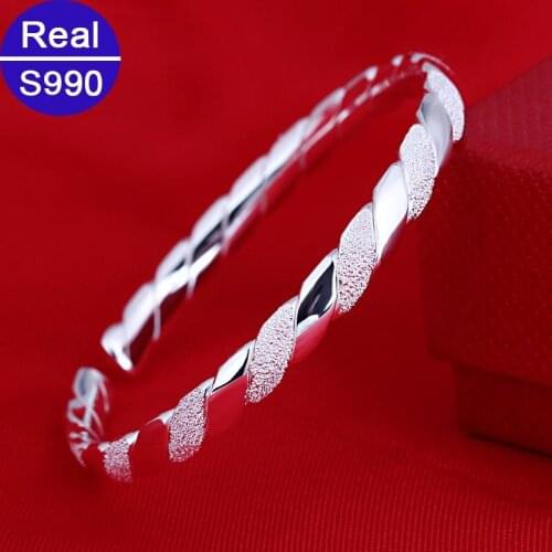 RED TREES Silver Bracelets