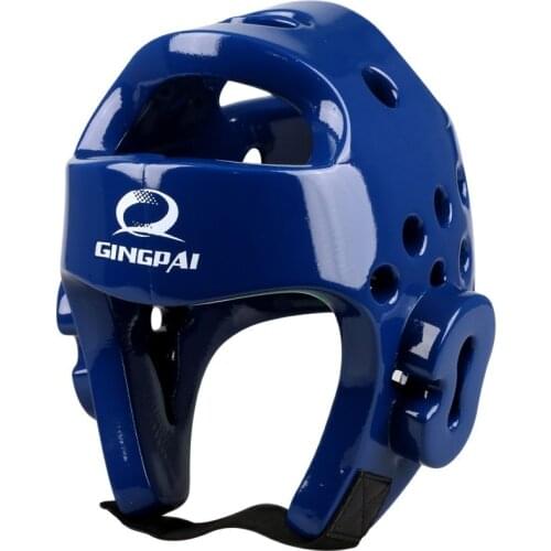 GINGPAI Adult Kids MMA Taekwondo Sanda Karate Helmet Kick Boxing Head Guard Sports Headgear Breathable Head Protector Protection