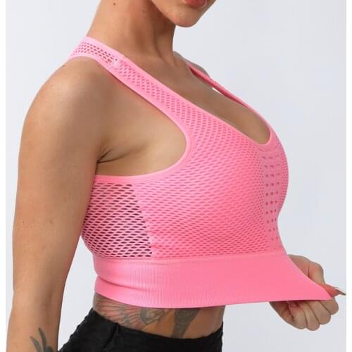 Yoga Sports Bra Women Yoga Crop Top Shockproof Push Up Underwear Fitness Bras Athletic Vest Gym Shirt Sport Sportswear Sling Bra
