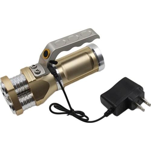 LED Portable Lamp Multifunctional T6 Led Flashlight Waterproof Camping Lamp Bead Lamp USB Charging Portable Lamp with Charger