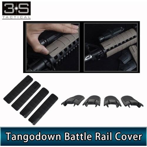 Tactical Hunting Tangodown Battle Grip Rail Cover Weaver Rail Mount Picatinny Rail Cover