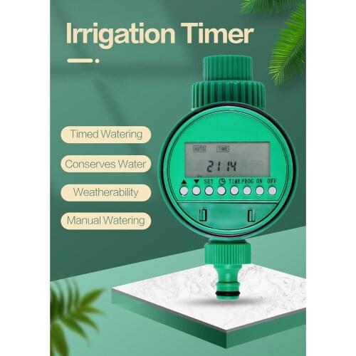 KKmoon Intelligent Water Irrigation Controller LED Digital Garden Irrigation Timer up to 16 Programs Automatic Watering Timer