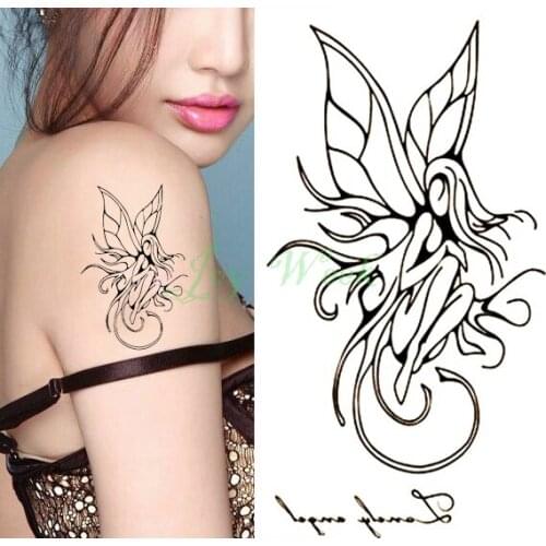 Waterproof Temporary Tattoo Sticker on body hand sexy girl angel tatto stickers flash tatoo fake tattoos for lady women