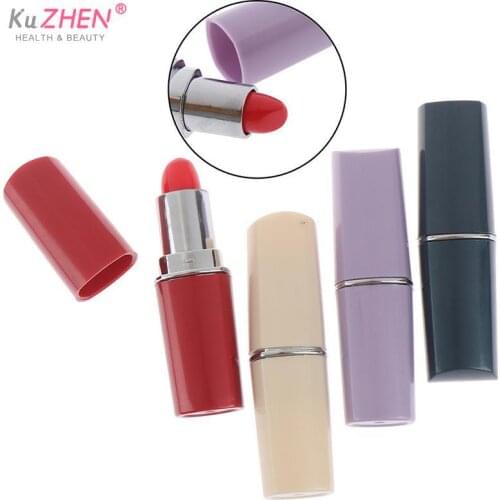 1PCS Lipstick Shaped Pill Box Secret Stash Safe Diversion Conceal Hidden Compartment Fake Pill Box Medicine Container Organizer
