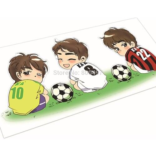 10 x Newest Auto Stickers Car Styling Decoration A European Football Championship Cristiano Ronaldo Car Stickers Car Decal