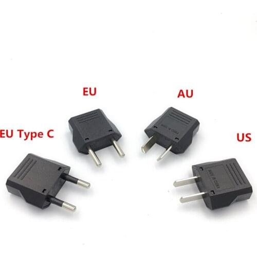 100pcs AU Australian EU European US American Power Adapter EU US To AU Australia AC Travel Adapter Charger Outlet Sockets