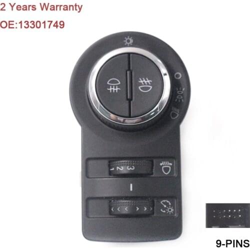 13301749 Car Fog Lamp Headlight Switch Button Without AUTO For Chevrolet Cruze J300 J305 J308 1.4 1.6 1.7 Chevy