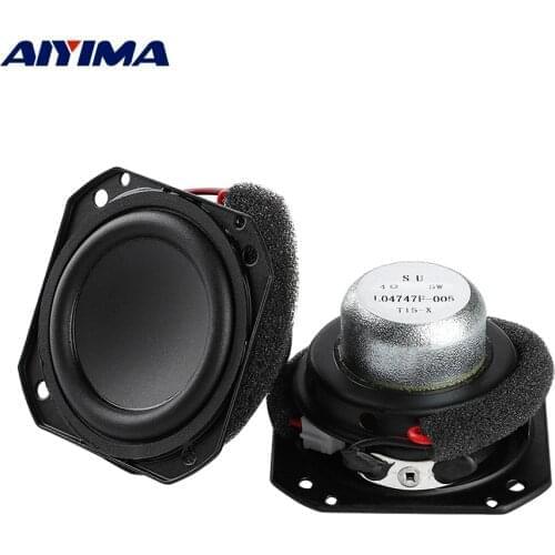 AIYIMA 2Pcs 1.75 Inch Portable Audio Speaker 4 Ohm 5W Full Range Speaker Neodymium Loudspeaker Home Theater For Harman Kardon