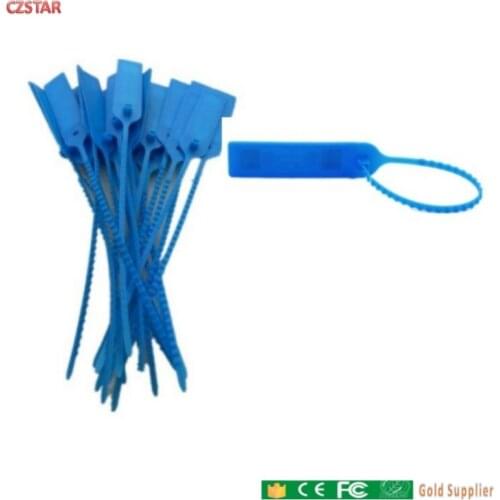 Free sample ISO18000-6c UHF Alien H3 Passive RFID Tie Seal Logistics Seal RFID Cable Tie Tag for Plants Container Management