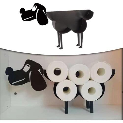Dog Toilet Paper Holder Storage Stand Organizer Home Floor Decor Best Idea