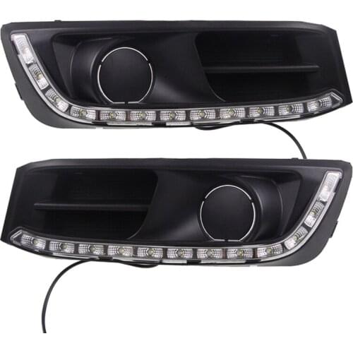 14-17 For Honda Odyssey Day Running Lamp Modification Front Fog Lamp LED Daytime Running Lamp And Steering Aid