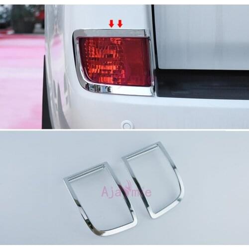 Chrome Car-Styling Rear Lamp Cover Light Overlay Trim Frame Panel 2016 2017 2018 For Toyota Land Cruiser 200 Accessories