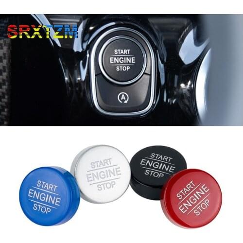 For Mercedes Benz A Class W177 B Class W247 Cla C118 Car Engine Start Button Replace Cover Stop Switch Accessories Car Decor