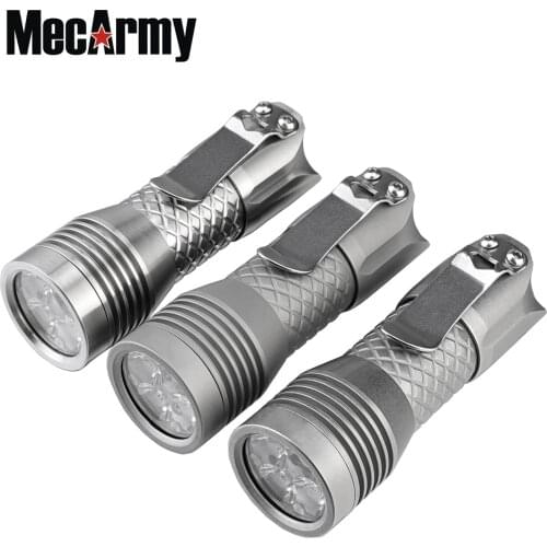 MecArmy PS16 Compact EDC Flashlight 4*CREE XP-G3 S5 LEDs Max 2000LM beam distance 146m torch with USB charge 16340 battery