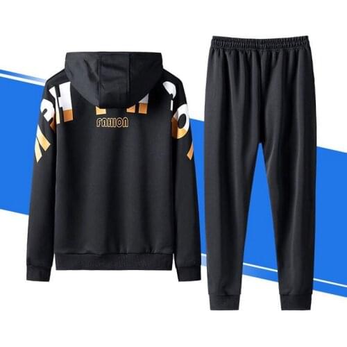 New Chic Mens Sets Hoodies And Pants Sports Suit Male Sportswear Tracksuit Men Set Pullover Tops And Trousers 2 PCS Suits