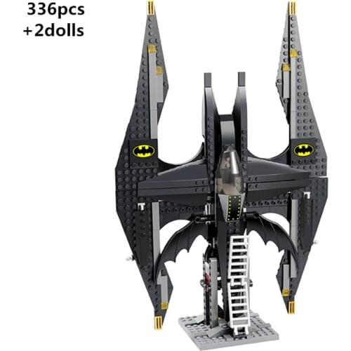 2021 NEW Superhero Batwing Fighter Batplane Helicopter Building Blocks Classic Movie Model Sets Bricks Kids Toys Birthday Gifts