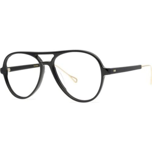 Pilot Design Acetate Glasses Frame Vintage Unisex Full Rim Optical Eyewear Goggle Anti-reflective Presbyopia Reading Eyeglasses