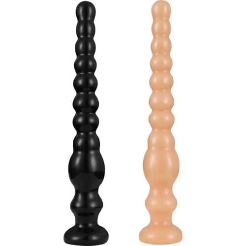Super Soft Anal Beads Dildo With Suction Cup Prostate Massage Butt Plug Anus Dialtor Vagina Stimulator Sex Toys For Women Men