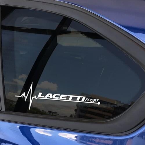 2PCS Car Decor Stickers Side Window Reflective Vinyl Decal For Chevrolet Lacetti Auto Racing Window Trim Car Accessories Styling
