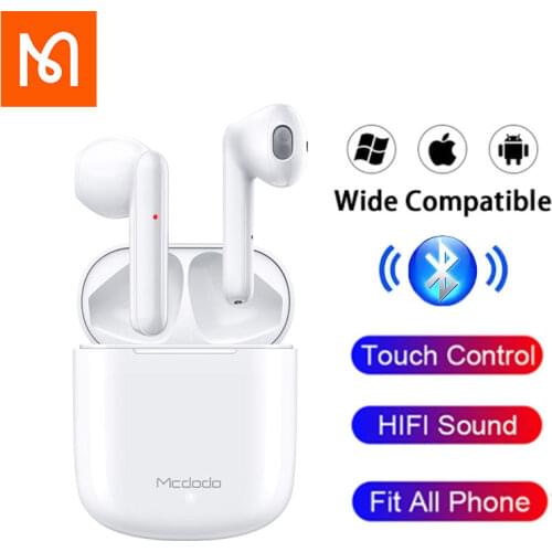 MCDODO TWS Bluetooth Earphones True Wireless Stereo Headsets With Microphone Sports Earpieces