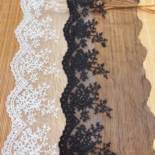 High Quality Flower Cotton Embroidered Lace Sewing Furnishing Garment Accessories DIY Handmade Craft Materials