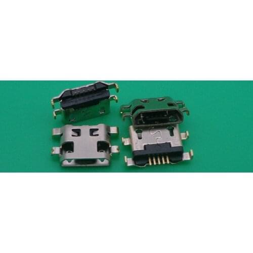 100pcs MINI Micro USB connector DE CARGA For ALCATEL POP 3 OT 5015 5015X 5015D POP3 DOCK CHARGING PORT SOCKET PLUG DOCK