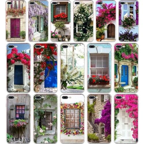 268H House With Flowers At Windows Soft TPU Silicone Cover Case For Apple iPhone 6 6s 7 8 plus Case