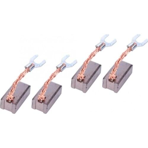 4pcs Electric Motors Carbon Brushes E-bike Motors Carbon Brushes Spare Parts Upgrade Replacement Accessory 2 x 1 x 0.7cm
