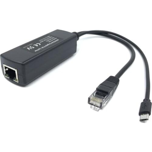 48V to Active Isolated PoE Splitter IEEE802.3af 5V2.4Adapter Injector poe splitter Connector Active 100/1000MFor PoE IP Camera