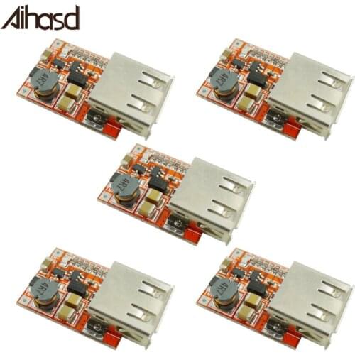 5PCS/LOT 96% Efficiency DC-DC 3V to 5V USB Output Charger Step up Power supply Module For MP3 MP4 Cellphone