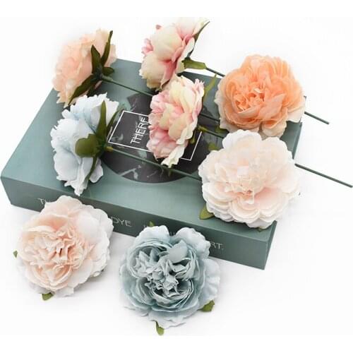 5 pieces Rose Wedding decoration Christmas decorations for home Candy box Flower for scrapbooking Brooch Scrapbooking Headdress