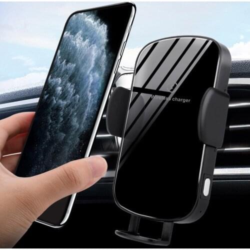 Koabbit Wireless Charger Automatic Clamping for iPhone8 XS 11 Pro Intelligent electromagnetic induction Car Phone Holder Charger