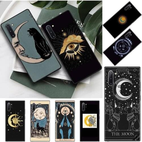Witches moon Tarot Mystery totem Phone Case Cover For Samsung S6 S7 edge S8 S9 S10 e plus A10 A50 A70 note8 J7 2017