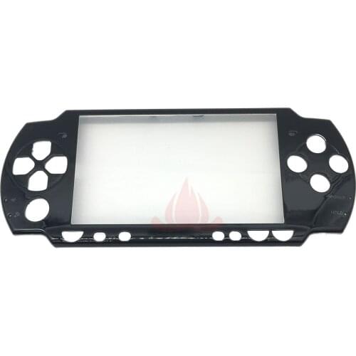 Black Housing Front Faceplate Case Shell Cover Replacement for PSP 2000 Console