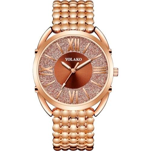 European and American popular Roman scale double-faced bracelet watch fashion starry big dial female watch gift watch